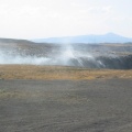 Burning landfill near Avanos